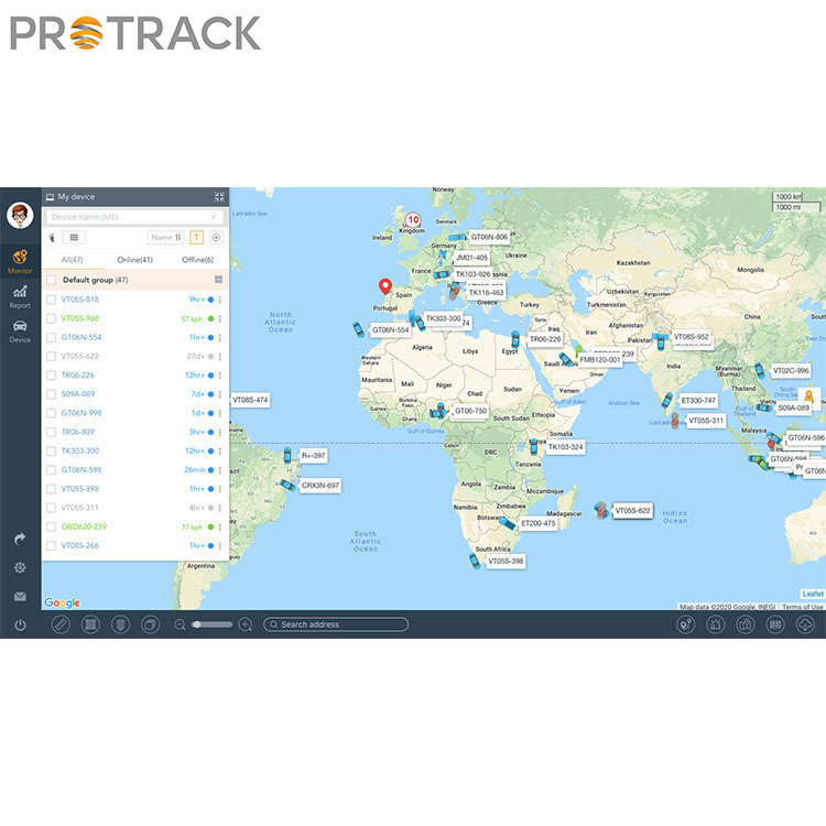 GPS Tracking System For Vehicles And Fleet